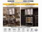 Hanging Ventless Wall-Mount Hood with Fire Suppression VH-36-OVW SHOP HOODS, VENTLESS HOODS, Hanging Ventless, 36 INCH INTERIOR