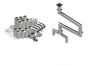 18"- Double Wall Kit, Zero Clearance, Two 12" Connections, Grease Duct, Four 90's, 50' Straight, Including No Weld Hood and Fan Connections DWNAKS-ZC-KIT15 Double Wall Kit - Straight w Pant Leg and 4 – 90's
