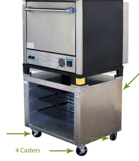 Casters for VH-30 Ventless Stand VH-30 Ventless Casters SHOP HOODS, ACCESSORIES, Ventless