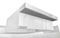 Hoodmart Restaurant Hood w/ PSP Makeup-Air - 20' x 48"