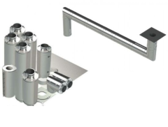 10" - Double Wall Kit, Zero Clearance, Grease Duct, Two 90's, 30' Straight, Including No Weld Hood and Fan Connections