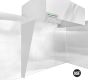 (Left) Stainless Steel Side Curtains Full L/R -23" Top 78" High 20" Bottom SIDE_CURTAIN_FULL_LEFT SHOP HOODS, ACCESSORIES, SIDE CURTAINS, FULL PANELS (NON-INSULATED)