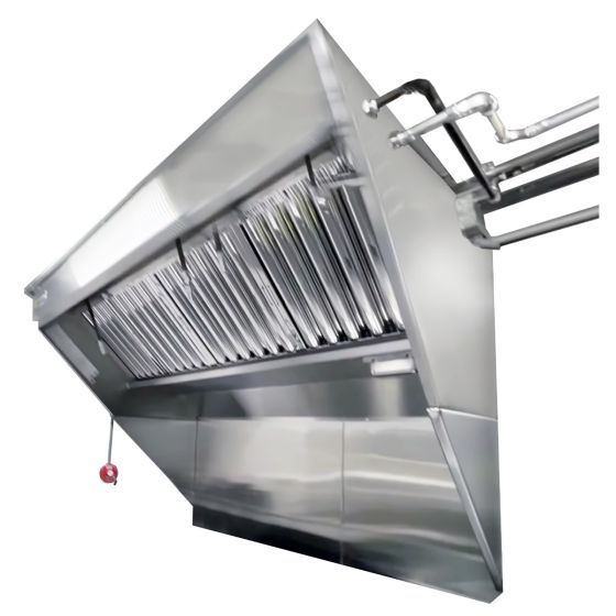 Hoodmart Stainless Steel Integrated Exhaust Low Box Concession Hood System w/Ansul Fire Suppression LBOX-AV5C-AF SHOP HOODS, COMMERCIAL HOOD PACKAGES, Concession Hood Packages, Integrated Exhaust Hood and Fan System for Food Truck / Concession w/ Fire Suppression, New LBOX-AV Integrated Exhaust Hood and Fan System for Food Truck/concession Packages w/ Ansul Fire Suppression