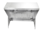 HoodMart Restaurant Exhaust Hood System EXH013B SHOP HOODS, COMMERCIAL HOOD PACKAGES, Exhaust Hood Packages, Exhaust Canopy Hood Packages