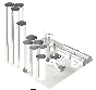 18"- Single Wall Kit, Two 12" Connections, Grease Duct, Two 90's, 30' Straight, Including No Weld Hood and Fan Connections SWNAKS-KIT14 SHOP HOODS, DUCTWORK, Single Wall Grease Duct Kits, Single Wall Kit - Straight w/ Pant Leg and 2 - 90's