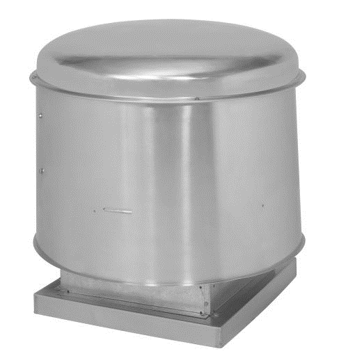 Belt Drive Downblast Exhaust Fan 3000 CFM, 1428 RPM, 1PH 48B-DBFF-3000 SHOP HOODS, EXHAUST/SUPPLY FANS, Downblast Fans, Centrifugal Downblast Belt Drive Exhaust Fan