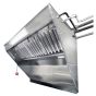 Hoodmart Stainless Steel Integrated Exhaust Low Box Concession Hood System w/Kidde Fire Suppression LBOX-AV6C-KF SHOP HOODS, COMMERCIAL HOOD PACKAGES, Concession Hood Packages, Integrated Exhaust Hood and Fan System for Food Truck / Concession w/ Fire Suppression, New LBOX-AV Integrated Food Truck/ Concession Pkg w/ Kidde Fire Suppression