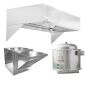 HoodMart Restaurant Hood System w/ Makeup-Air 2008B SHOP HOODS, COMMERCIAL HOOD PACKAGES, Short Cycle Makeup Air (IPS), Standard Short Cycle IPS
