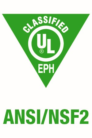 UL Classified ANSI/NSF2