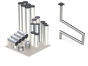 12" - Kit de Pared Simple, Ducto de Grasa, Cuatro Codos de 90°, 50' Recto, Incluyendo Conexiones de Campana y Ventilador Sin Soldadura SWNAKS-KIT06 COMPRAR, DUCTOS, Kits de conducto de grasa de pared simple, Kit de pared simple - Straight w/4 - 90's