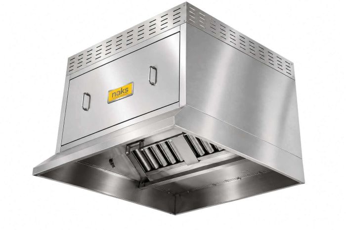 Hanging Ventless Island Hood with Fire Suppression VH-36-OVI COMPRAR, CAMPANAS SIN SALIDA, Hanging Ventless, 36 INCH INTERIOR