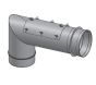 10" Diámetro, Ducto de Grasa de Pared Simple, 87 Grados Codo con Acceso SWCK10-87EA COMPRAR, DUCTOS, Accesorios de conducto de grasa de pared simple, Pared simple de 10 "de diámetro