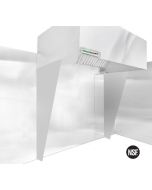 (Par) Cortinas Laterales de Acero Inoxidable Completas L/R -23" Superior 78" Alto 20" Inferior SIDE_CURTAIN_FULL_PAIR COMPRAR, ACCESORIOS, SIDE CURTAINS, FULL PANELS (NON-INSULATED)