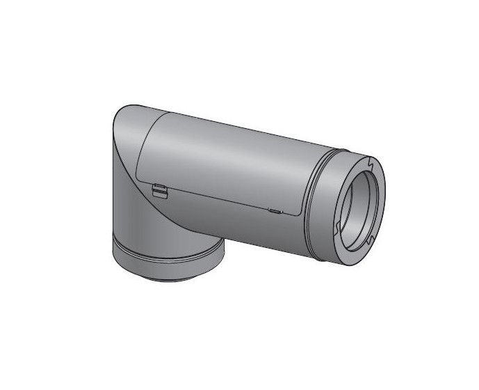 18" Diámetro, Ducto de Grasa de Doble Pared con Espacio Reducido, 87 Degree Elbow con Panel de Acceso DWCK18-87EA-RC COMPRAR, DUCTOS, Double Wall Reduced Clearance Grease Duct Accessories, Double Wall 18” Diameter