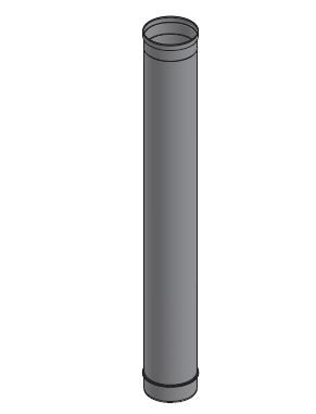 18" Diámetro, Ducto de Grasa de Pared Simple, 48" Longitud Fija SWCK18-48L COMPRAR, DUCTOS, Accesorios de conducto de grasa de pared simple, Pared simple de 18 de diámetro