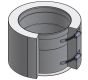 18" Diámetro, Ducto de Grasa de Doble Pared con Espacio Reducido, Adaptador de Collar con Brida - Inicio DWCK18-FCS-RC COMPRAR, DUCTOS, Double Wall Reduced Clearance Grease Duct Accessories, Double Wall 18” Diameter
