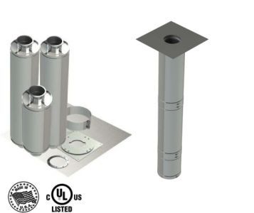 14" - Kit de Doble Pared, Espacio Cero, Ducto de Grasa, 10' Recto, Incluyendo Conexiones de Campana y Ventilador Sin Soldadura DWNAKS-ZC-KIT07 COMPRAR, DUCTOS, Double Wall Zero Clearance Grease Duct Kits, Double Wall Kit - Straight Duct