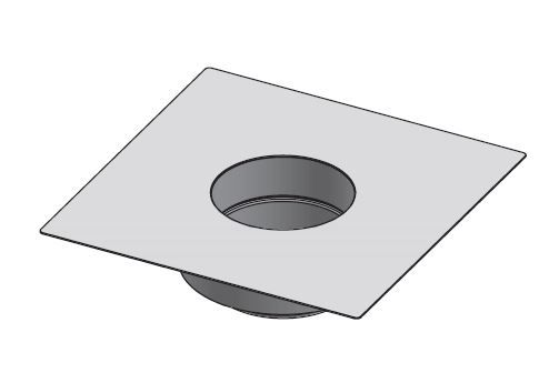 20" Diámetro, Ducto de Grasa de Doble Pared con Espacio Reducido, Adaptador de Placa de Ventilador - Final DWCK20-FPE:36x36+1 COMPRAR, DUCTOS, Double Wall Reduced Clearance Grease Duct Accessories, Double Wall 20” Diameter