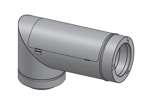 10" Diámetro, Ducto de Grasa de Doble Pared con Espacio Reducido, 87 Degree Elbow con Panel de Acceso DWCK10-87EA-RC COMPRAR, DUCTOS, Double Wall Reduced Clearance Grease Duct Accessories, Double Wall 10” Diameter