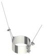 20" Diámetro, Ducto de Grasa de Pared Simple, Banda de Soporte Ligera SWCK20-LSB COMPRAR, DUCTOS, Accesorios de conducto de grasa de pared simple, Pared simple de 20 "de diámetro