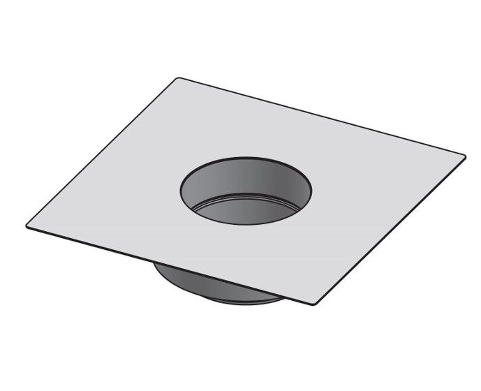 22" Diámetro, Ducto de Grasa de Doble Pared con Espacio Cero, Adaptador de Placa de Ventilador - Final DWCK22-FPE:36x36-ZC COMPRAR, DUCTOS, Double Wall Zero Clearance Grease Accessories, Double Wall 22” Diameter