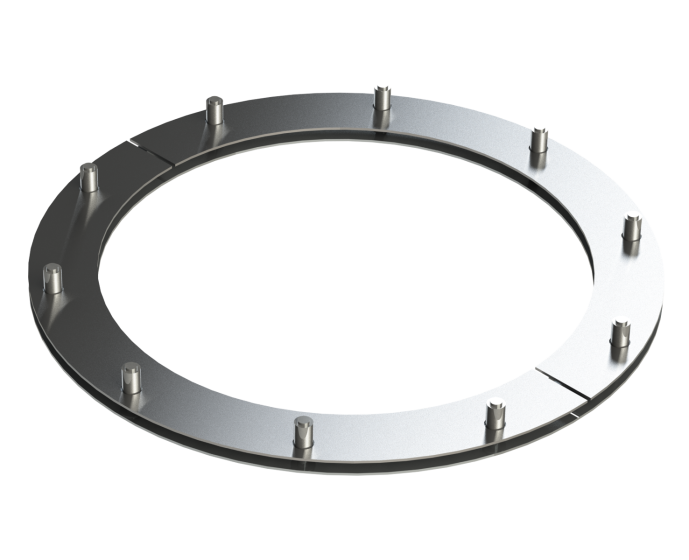 12" Diámetro, Ducto de Grasa de Doble Pared con Espacio Cero, Adaptador de Campana Sin Soldadura - Inicio DWCK12-NWHA-ZC Double Wall 12” Diameter