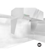 (Par) Cortinas Laterales de Acero Inoxidable Media L/R -23" Superior 48" Alto 20" Inferior SIDE_CURTAIN_HALF_PAIR COMPRAR, ACCESORIOS, SIDE CURTAINS, HALF PANELS (NON-INSULATED)