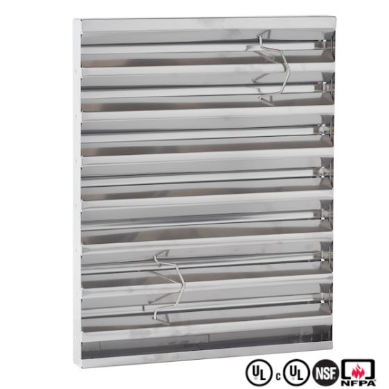 Filtro de Grasa 2' & 4' sin ventilación 16" x 20" x 2" STAINLESS_16_20_2 COMPRAR, ACCESORIOS, Filtros, Sin ventilación
