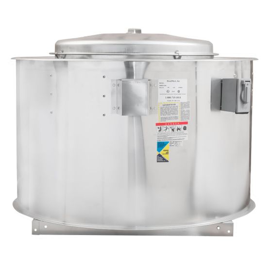 Ventilador de Extracción Centrífugo Ascendente de Transmisión por Correa 3800 CFM, 1195 RPM, 1 PH 52B-3800-FF COMPRAR, ESCAPE / SUMINISTRO VENTILADORES, Ventiladores de escape, Ventiladores de escape de restaurante Grasa de levantamiento, Ventilador centrífugo del extractor de correa hacia arriba, 1 fase