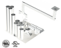 20"- Kit de Pared Simple, Dos 14" Conexiones, Ducto de Grasa, Dos Codos de 90°, 30' Recto, Incluyendo Conexiones de Campana y Ventilador Sin Soldadura SWNAKS-KIT17 COMPRAR, DUCTOS, Kits de conducto de grasa de pared simple, Kit de pared simple - Straight w / Pant Leg y 2 - 90's