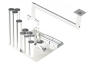 20"- Kit de Pared Simple, Dos 14" Conexiones, Ducto de Grasa, Dos Codos de 90°, 30' Recto, Incluyendo Conexiones de Campana y Ventilador Sin Soldadura SWNAKS-KIT17 COMPRAR, DUCTOS, Kits de conducto de grasa de pared simple, Kit de pared simple - Straight w / Pant Leg y 2 - 90's