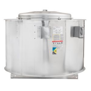 Ventilador de Extracción Centrífugo Ascendente de Transmisión por Correa 4200 CFM, 1287 RPM, 3 PH 52B3-4200-FF COMPRAR, ESCAPE / SUMINISTRO VENTILADORES, Ventiladores de escape, Ventiladores de escape de restaurante Grasa de levantamiento, Ventilador centrífugo del extractor de correa hacia arriba, 3 fase