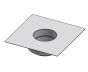 18" Diámetro, Ducto de Grasa de Doble Pared con Espacio Reducido, Adaptador de Placa de Ventilador - Final DWCK18-FPE:36X36-RC COMPRAR, DUCTOS, Double Wall Reduced Clearance Grease Duct Accessories, Double Wall 18” Diameter