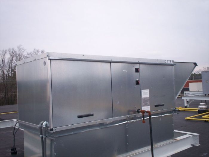 Aire de Suministro Calentado por Gas de Combustión Directa/EVAP T3-EVAP-3PH COMPRAR, ESCAPE / SUMINISTRO VENTILADORES, Ventiladores de maquillaje, Aire de suministro calentado por gas directo, Unidad de aire templado de gas templado con encendido directo, Belt Drive Tempered Makeup Air Units/EVAP