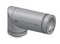 12" Diámetro, Ducto de Grasa de Doble Pared con Espacio Cero, 87 Degree Elbow con Panel de Acceso DWCK12-87EA-ZC Double Wall 12” Diameter