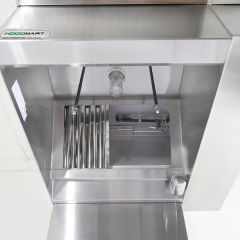 Campana de Restaurante con (BRP) Pleno de Retorno Trasero de Aire de Reposición 4'x48"