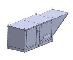 TK2ECDD- 3 PH Transmisión Directa Direct Gas Fired Heated Aire de Reposición Unit-5000 CFM