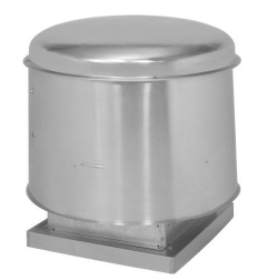 Ventilador de Extracción de Descarga Descendente de Transmisión por Correa 1000 CFM, 1750 RPM, 1PH