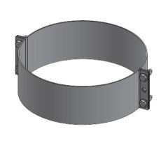 20" Diámetro, Ducto de Grasa de Doble Pared con Espacio Reducido, Banda de Soporte Ligera