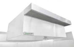 HOODMART Campana de Calor y Humos TIPO 2 con PSP AIRE DE REPOSICIÓN- 3’ x 48”