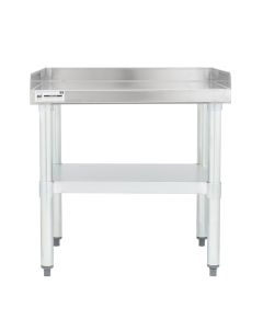 NAKS 24" x 24" 18 Gauge Stainless Steel Equipment Stand with Undershelf