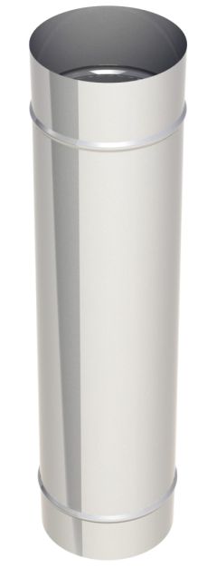 22" Diámetro, Ducto de Grasa de Pared Simple, 24" Longitud Fija