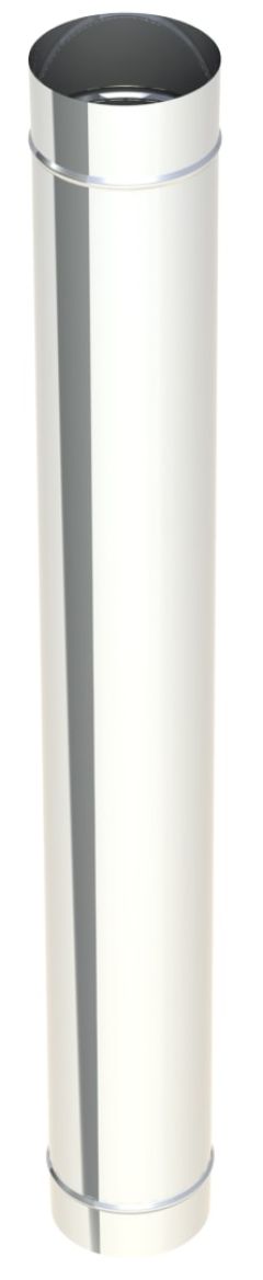 10" Diámetro, Ducto de Grasa de Pared Simple, 48" Longitud Fija