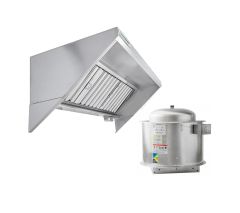 HoodMart Sistema de Campana para Remolque de Concesión 10' x 30"