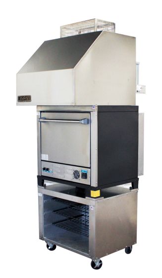 30" Horno de Pizza de Cubierta Simple con Campana Sin Ventilación - Incl. Supresión de Incendios VH30-3PH-Ventless Combo-Fire COMPRAR, PIZZA DECK OVEN, CAMPANAS SIN SALIDA, 30 INCH INTERIOR, Pizza Deck Oven w/ Ventless Hood, FIRE SUPPRESSION INCLUDED, 30 Inch Interior, Fire Suppression Included