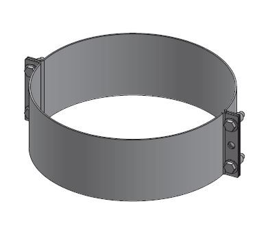 18" Diámetro, Ducto de Grasa de Doble Pared con Espacio Reducido, Banda de Soporte Ligera DWCK18-LSB-RC COMPRAR, DUCTOS, Double Wall Reduced Clearance Grease Duct Accessories, Double Wall 18” Diameter
