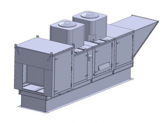 Direct Gas Fired Tempered Makeup Air Unit / DX
