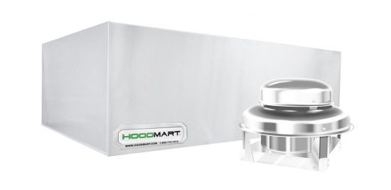 Stainless HoodMart hood and fan